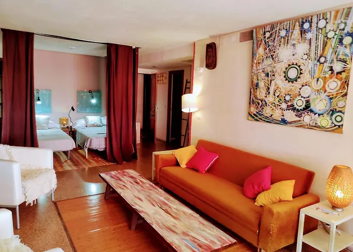 En La Nogalera, Terraza Vistas, 90 Metros 4 Personas Apartmán